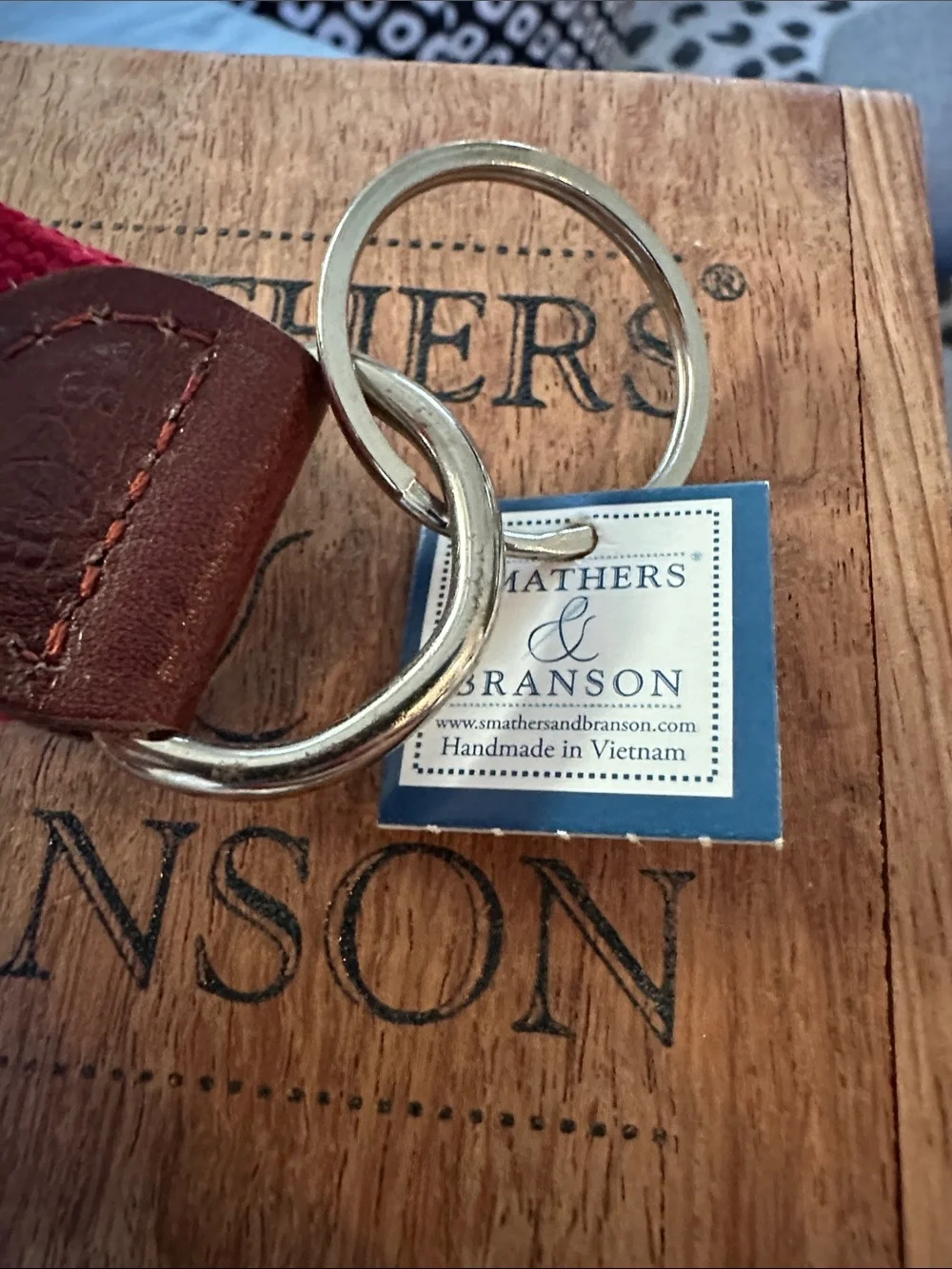 Smathers & Branson South Carolina Needlepoint Keychain